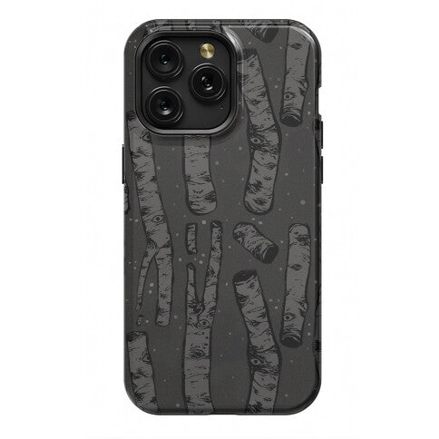Birch Trees and Runes Phone Case
